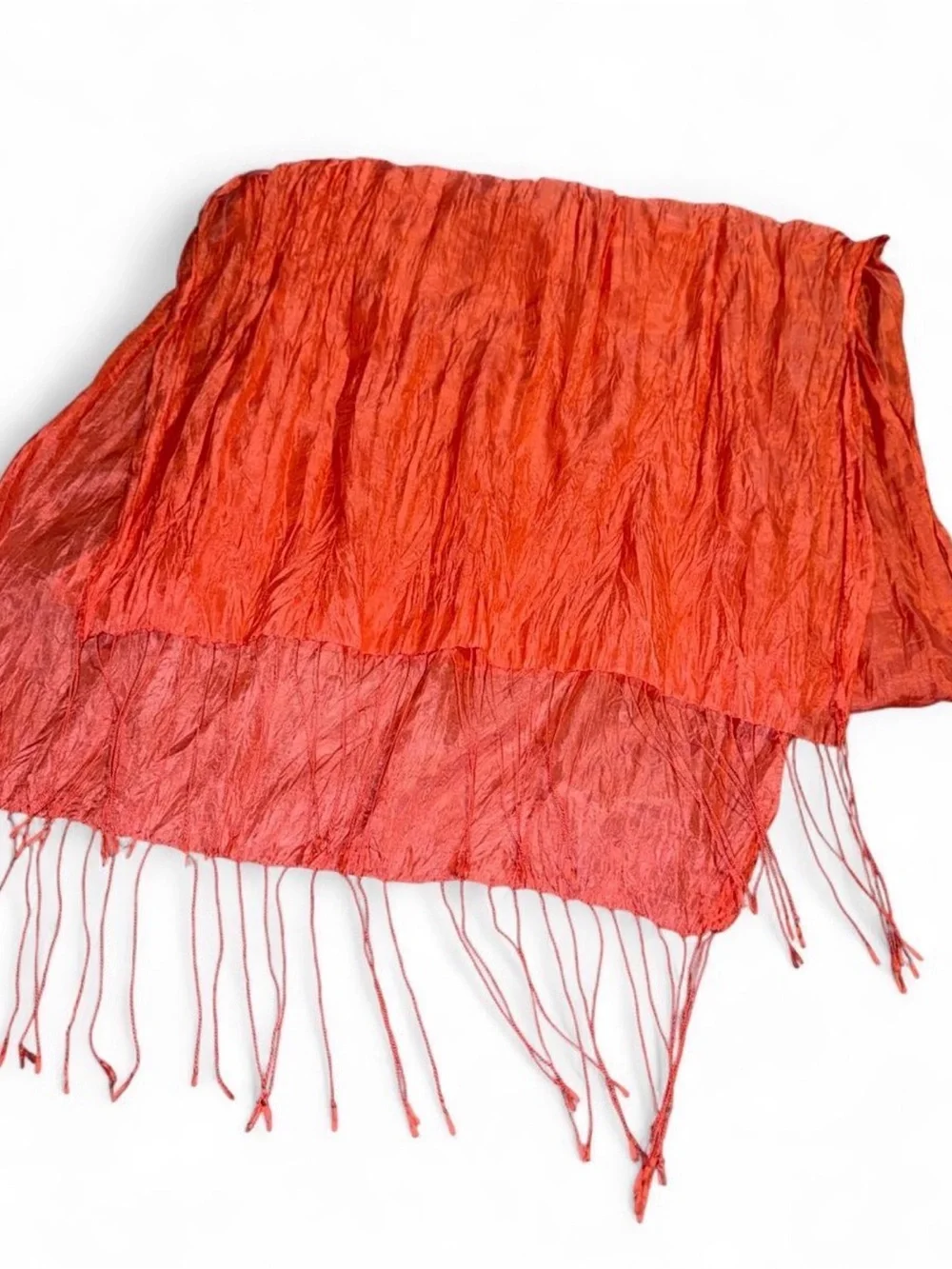 Lightweight Crinkled pink Women's Scarf